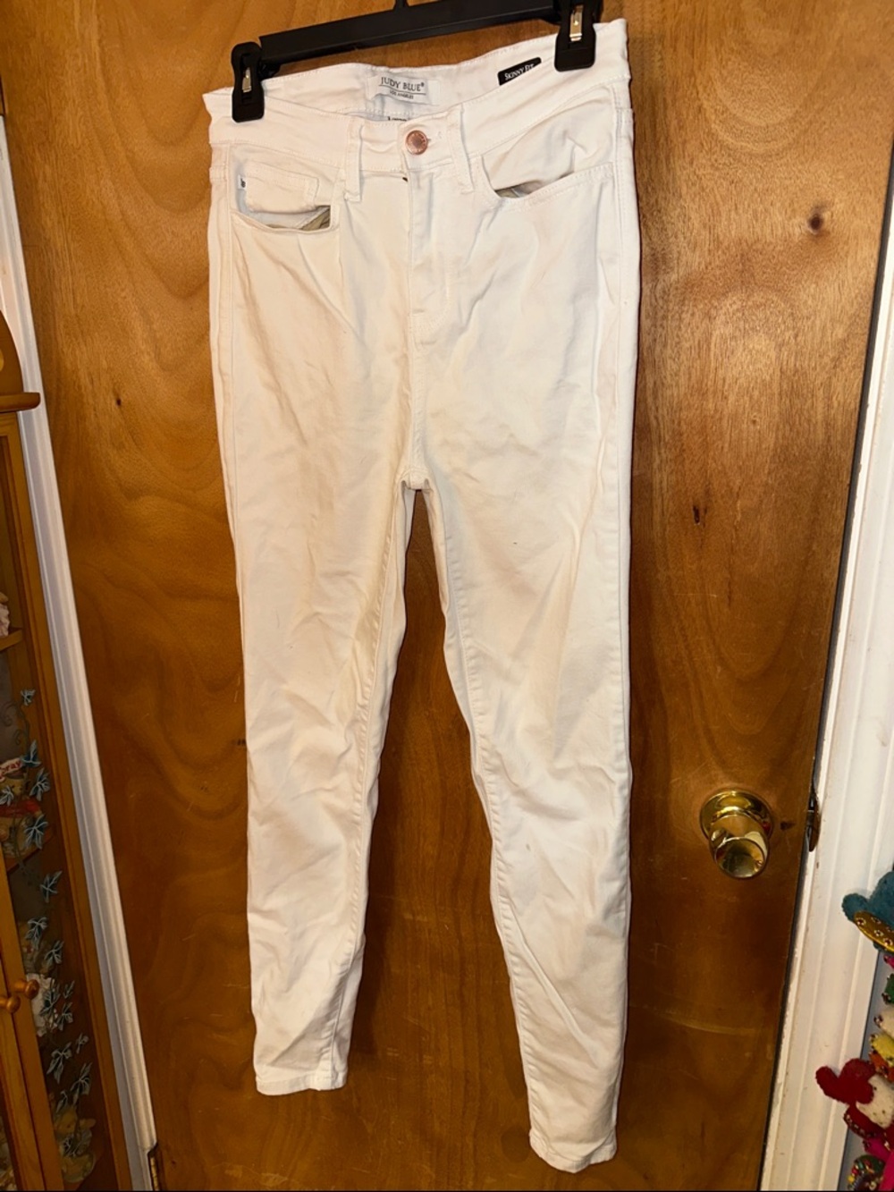 Judy Blue White Skinny Fit Jeans